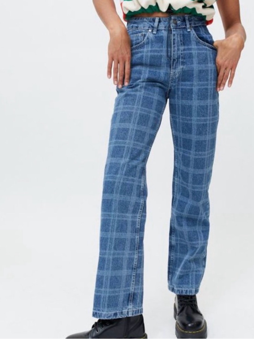 The Ragged Priest Plaid Jean 26